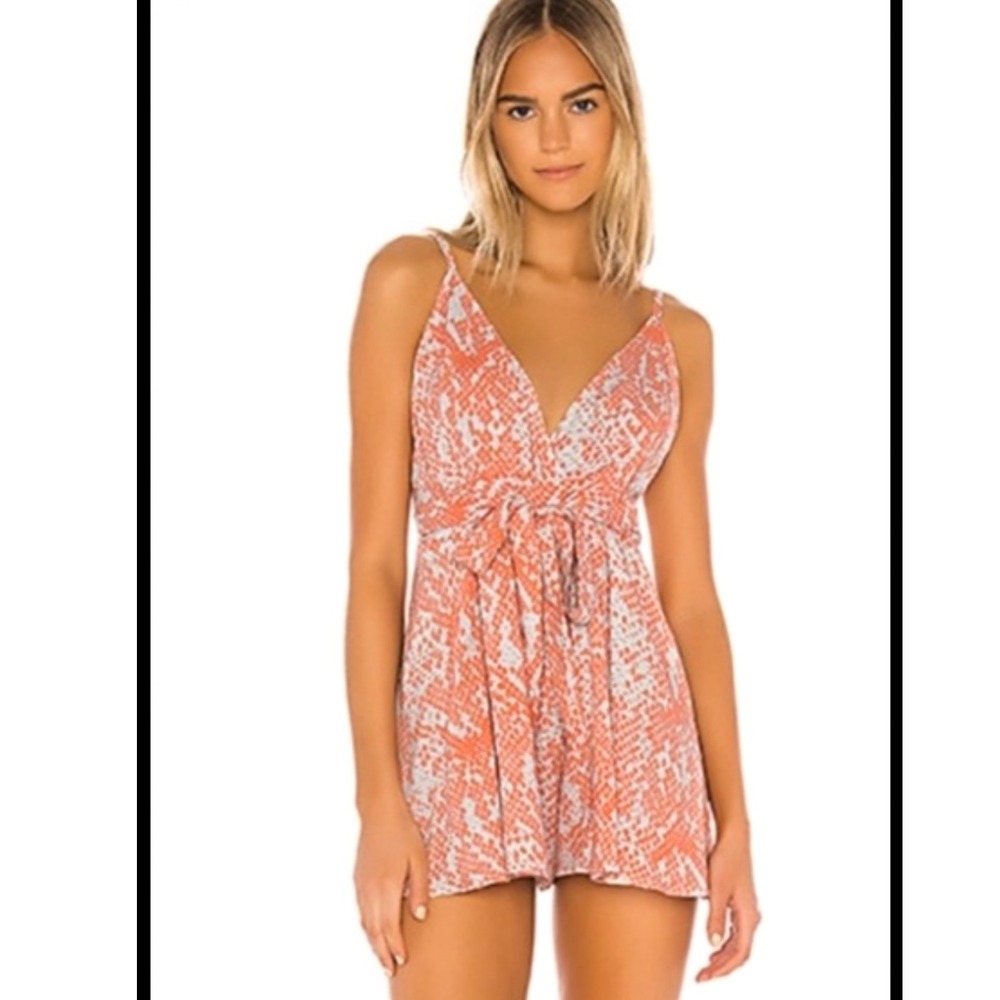 Maaji New With Tags Drive Me Crazy Romper medium beach coverup boho resortwear